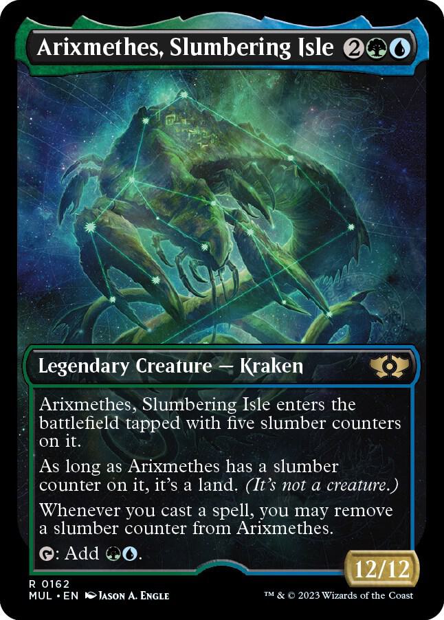 Arixmethes, Slumbering Isle (Halo Foil) (162) [Multiverse Legends] [Showcase]