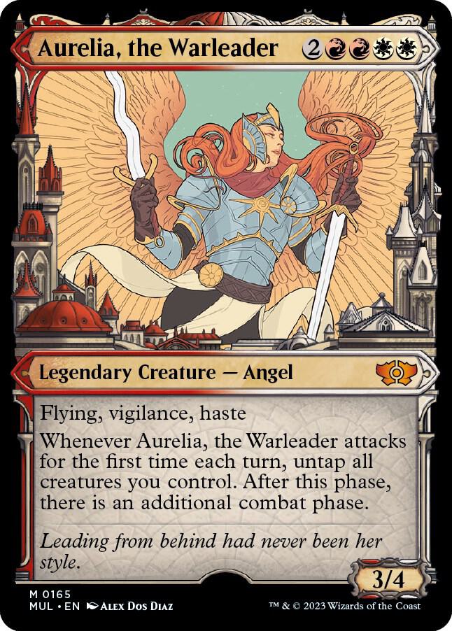 Aurelia, the Warleader (Halo Foil) (165) [Multiverse Legends] [Showcase]