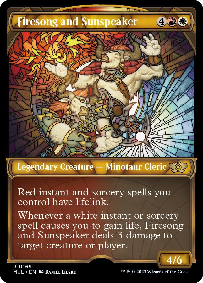 Firesong and Sunspeaker (Halo Foil) (169) [Multiverse Legends] [Showcase]