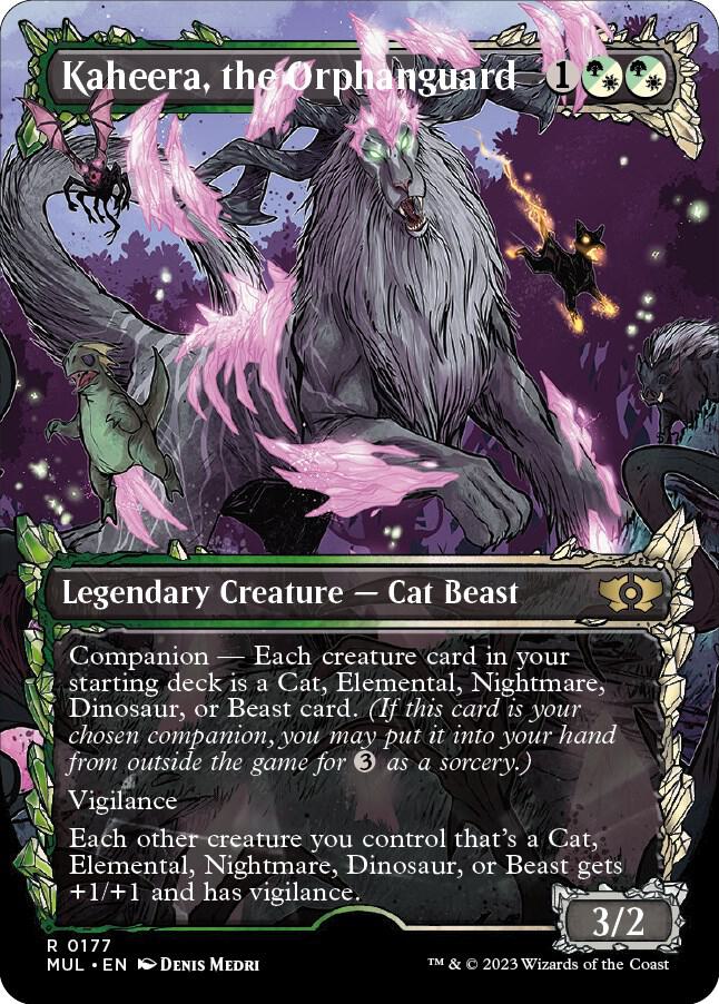 Kaheera, the Orphanguard (Halo Foil) (177) [Multiverse Legends] [Showcase, Borderless]