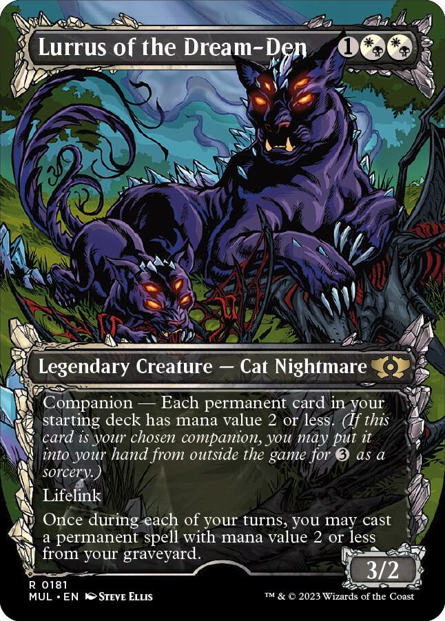 Lurrus of the Dream-Den (Halo Foil) (181) [Multiverse Legends] [Showcase, Borderless]