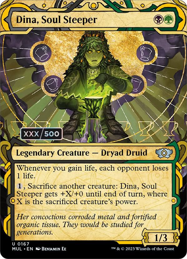 Dina, Soul Steeper (Serial Numbered) (167) [Multiverse Legends] [Showcase, Borderless]