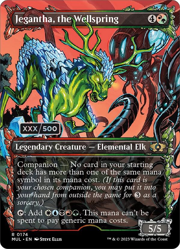 Jegantha, the Wellspring (Serial Numbered) (174) [Multiverse Legends] [Showcase, Borderless]