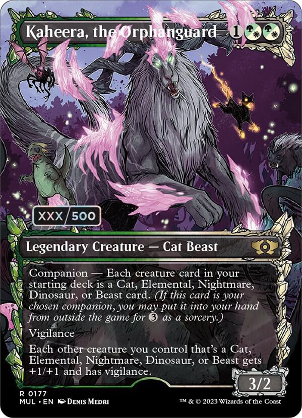 Kaheera, the Orphanguard (Serial Numbered) (177) [Multiverse Legends] [Showcase, Borderless]