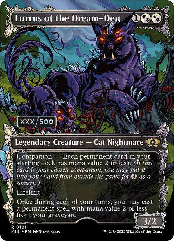 Lurrus of the Dream-Den (Serial Numbered) (181) [Multiverse Legends] [Showcase, Borderless]
