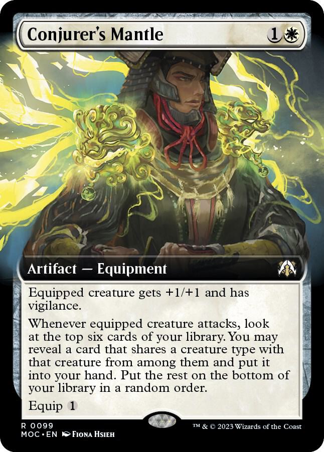 Conjurer's Mantle (Extended Art) (99) [March of the Machine Commander] [Extended Art]