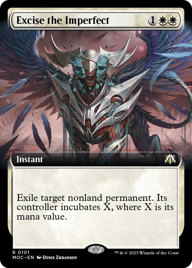 Excise the Imperfect (Extended Art) (101) [March of the Machine Commander] [Extended Art]