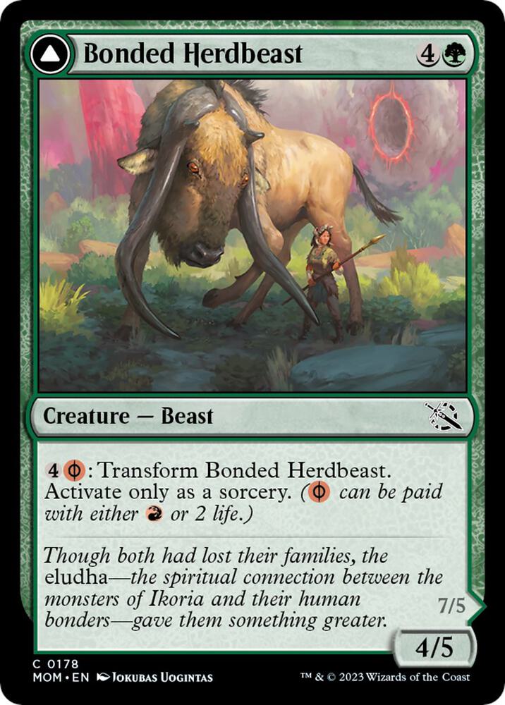Bonded Herdbeast (178) [March of the Machine]