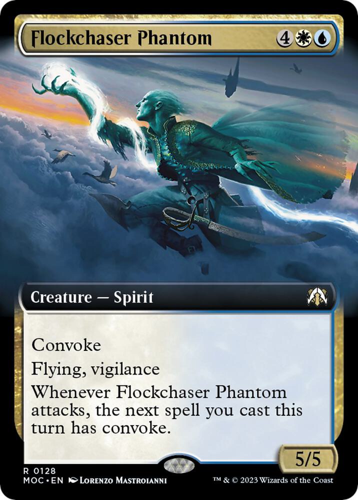 Flockchaser Phantom (Extended Art) (128) [March of the Machine Commander] [Extended Art]