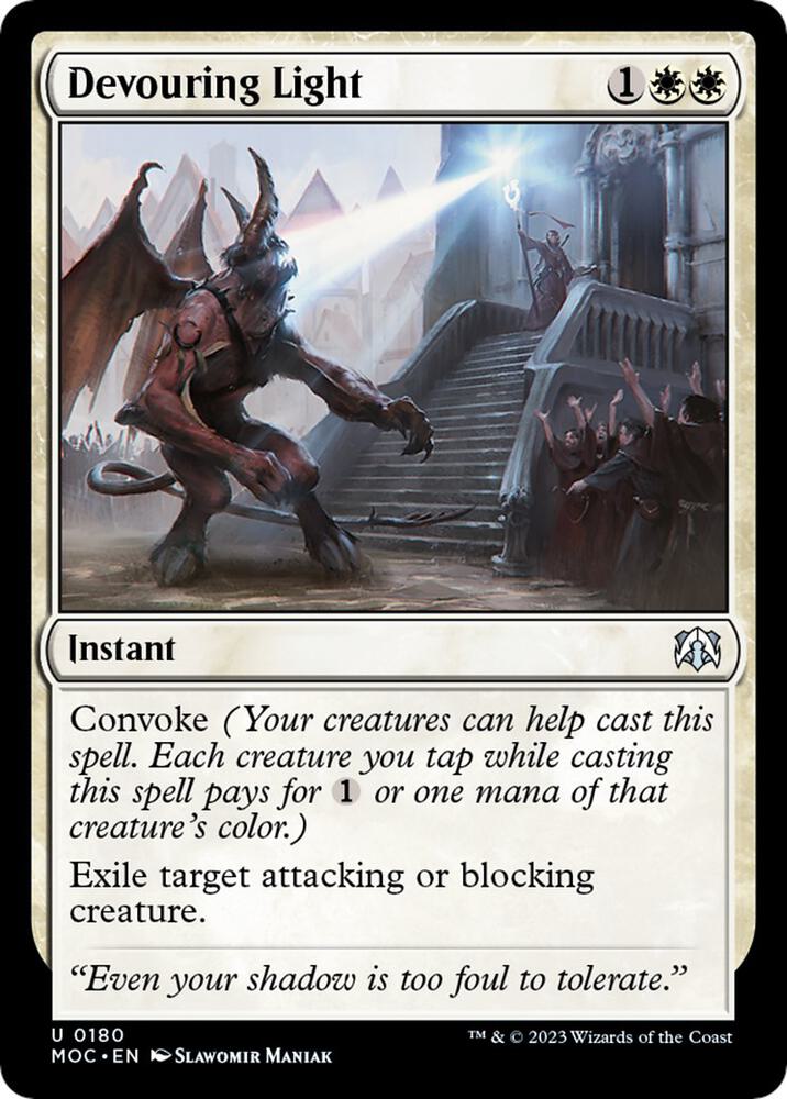 Devouring Light (180) [March of the Machine Commander]