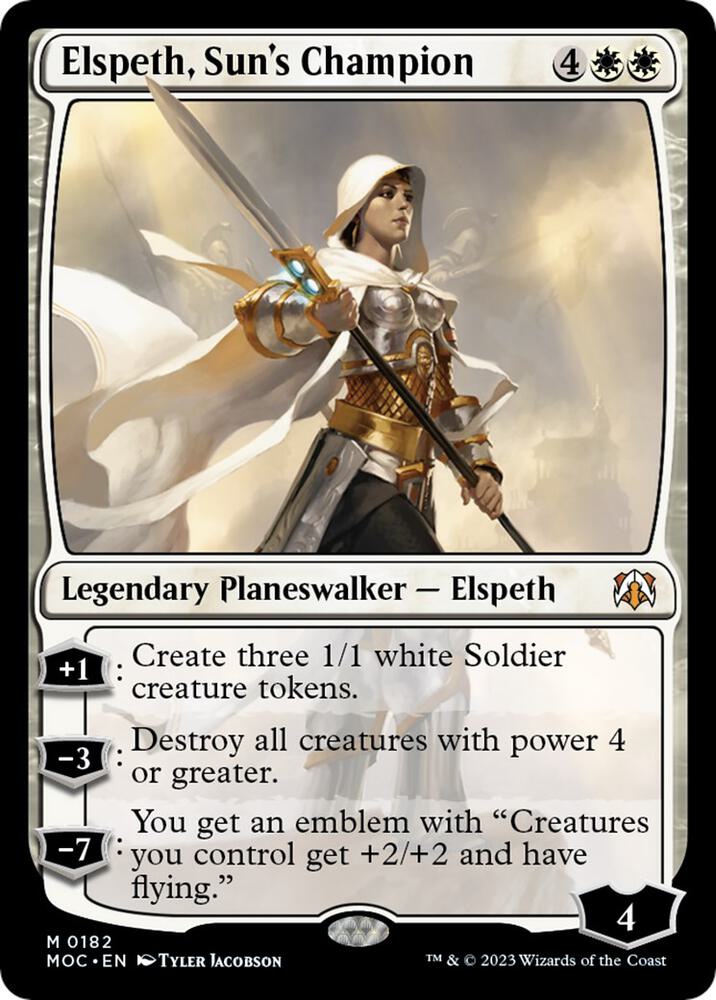 Elspeth, Sun's Champion (182) [March of the Machine Commander]