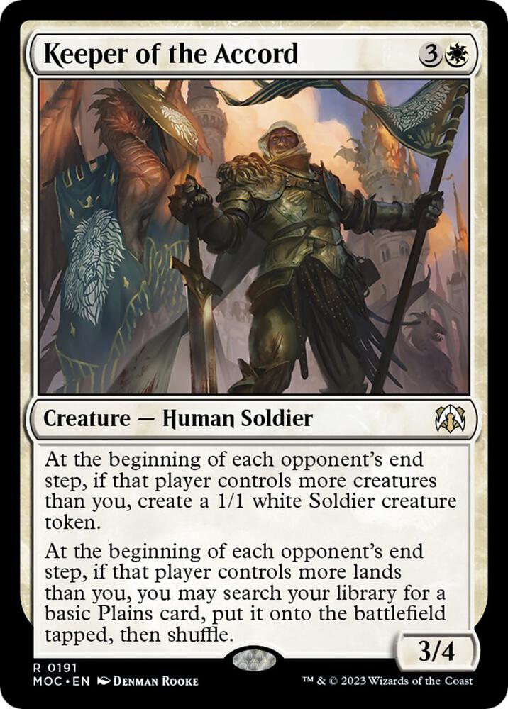 Keeper of the Accord (191) [March of the Machine Commander]