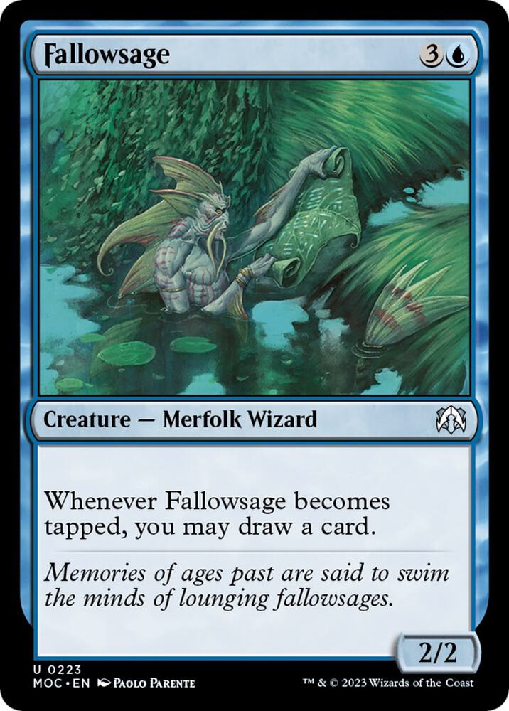 Fallowsage (223) [March of the Machine Commander]
