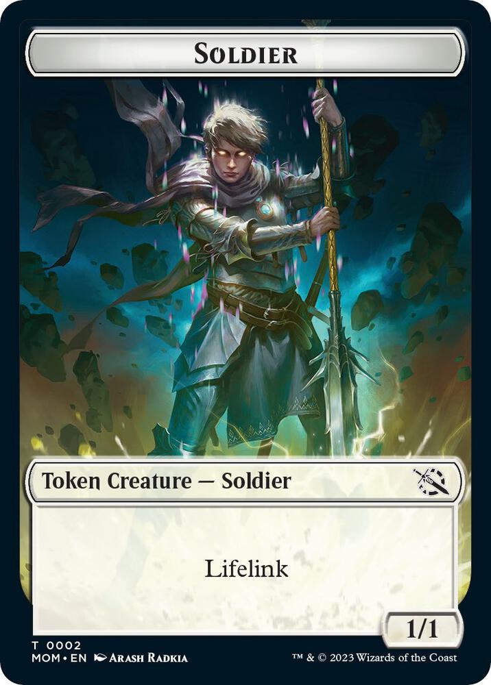 Soldier Token (2) [March of the Machine]