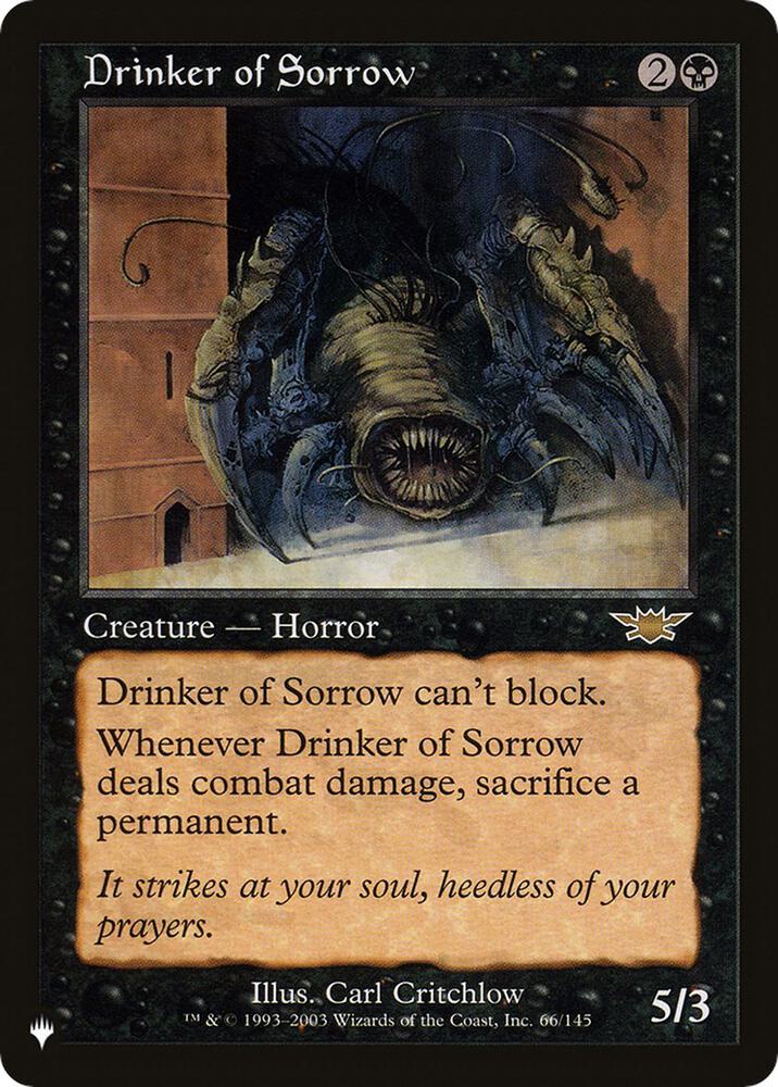 Drinker of Sorrow (66/145) [The List]