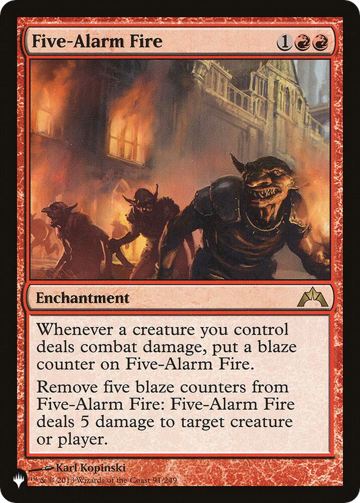 Five-Alarm Fire (91/249) [The List]