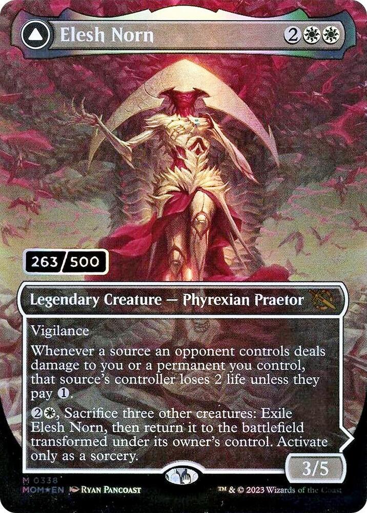Elesh Norn (Serial Numbered) (338) [March of the Machine] [Borderless]