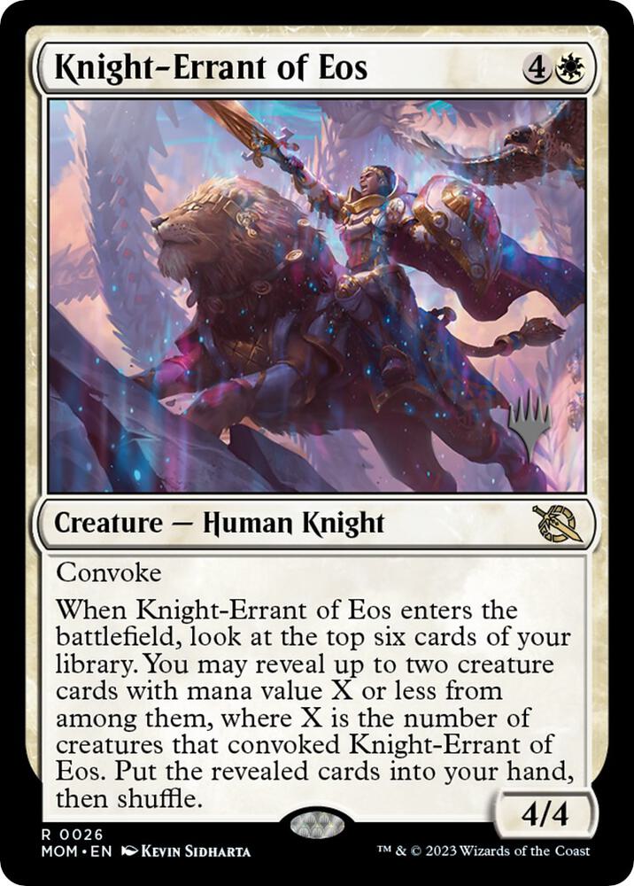 Knight-Errant of Eos (26) [March of the Machine Promos]