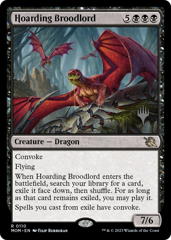Hoarding Broodlord (110) [March of the Machine Promos]