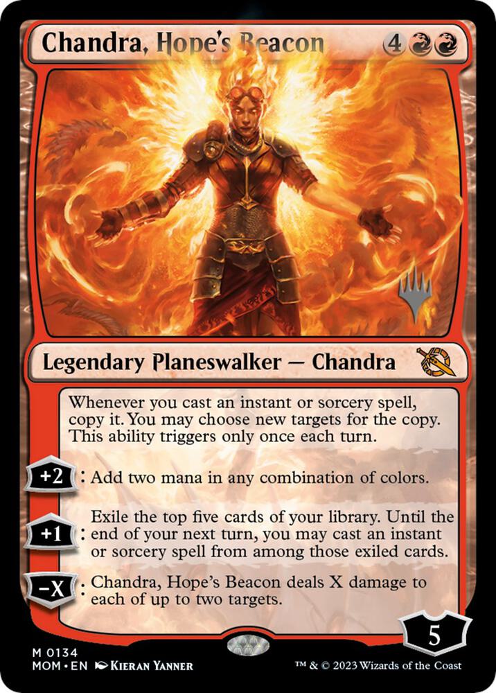 Chandra, Hope's Beacon (134) [March of the Machine Promos]