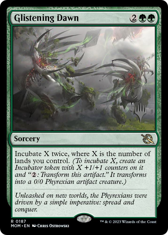 Glistening Dawn (187) [March of the Machine Promos]