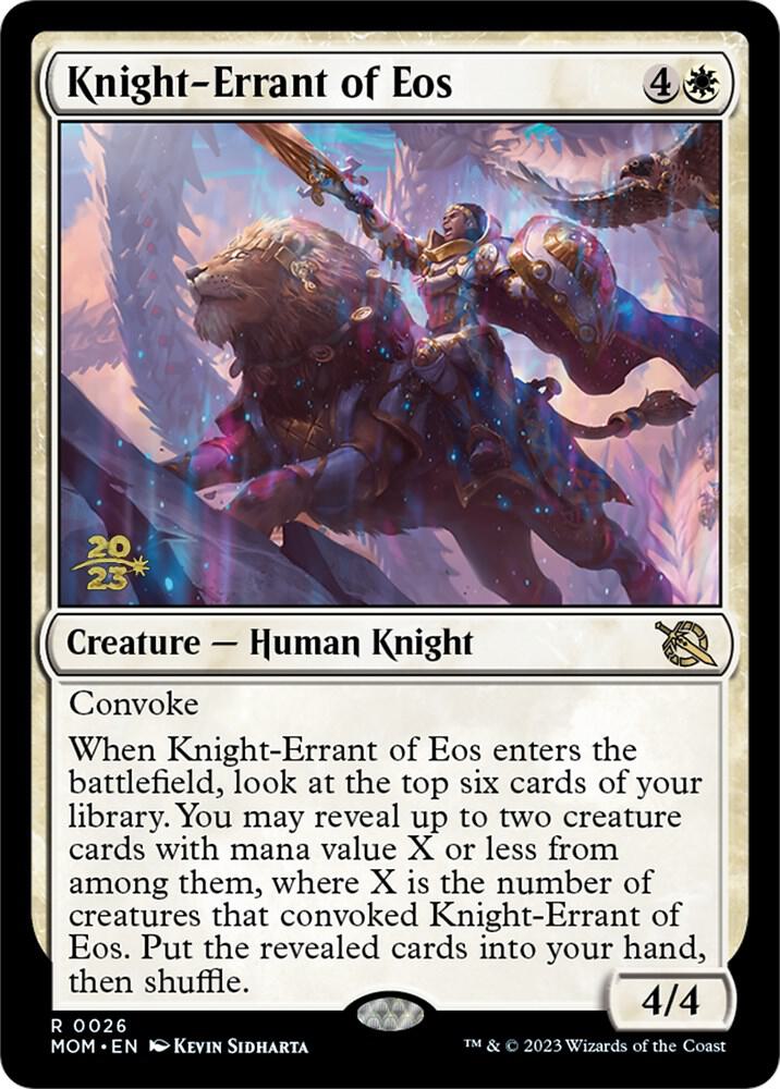 Knight-Errant of Eos (26) [Prerelease Cards]