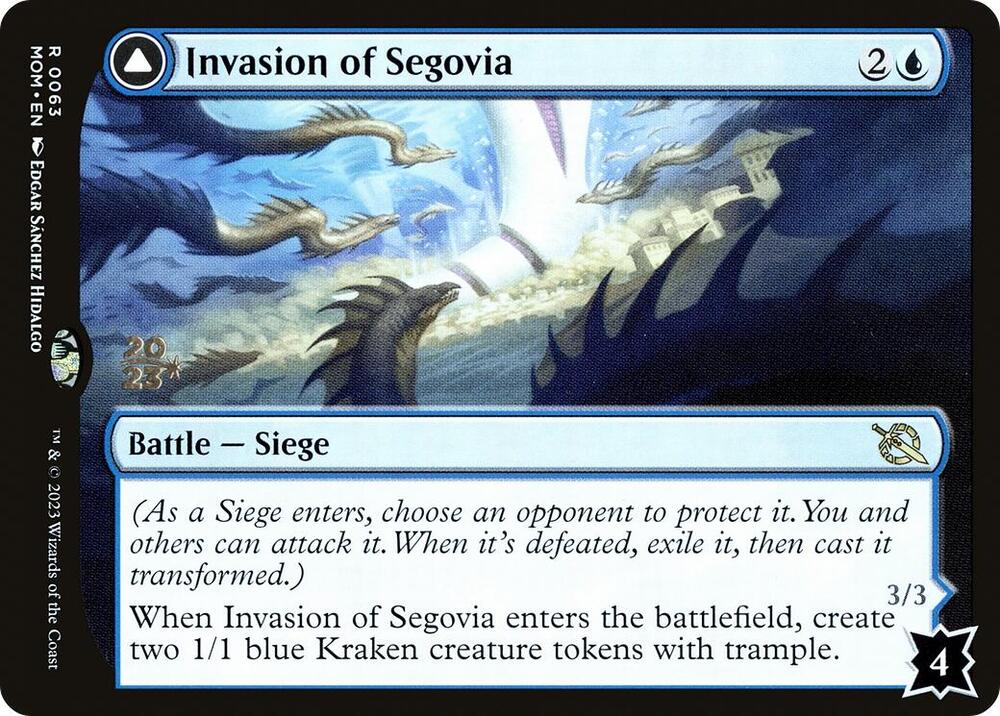 Invasion of Segovia (63) [Prerelease Cards]