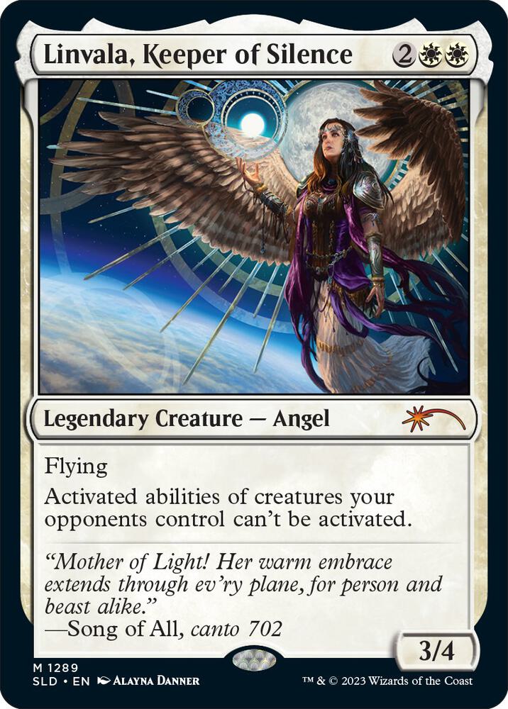 Linvala, Keeper of Silence (1289) [Secret Lair Drop]
