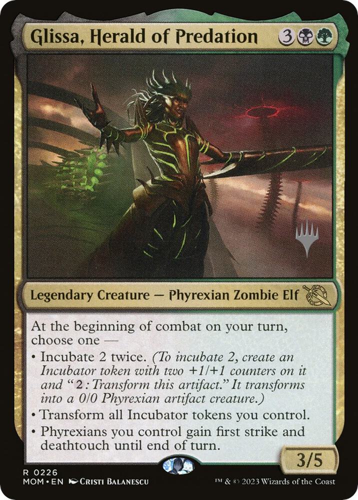Glissa, Herald of Predation (226) [March of the Machine Promos]