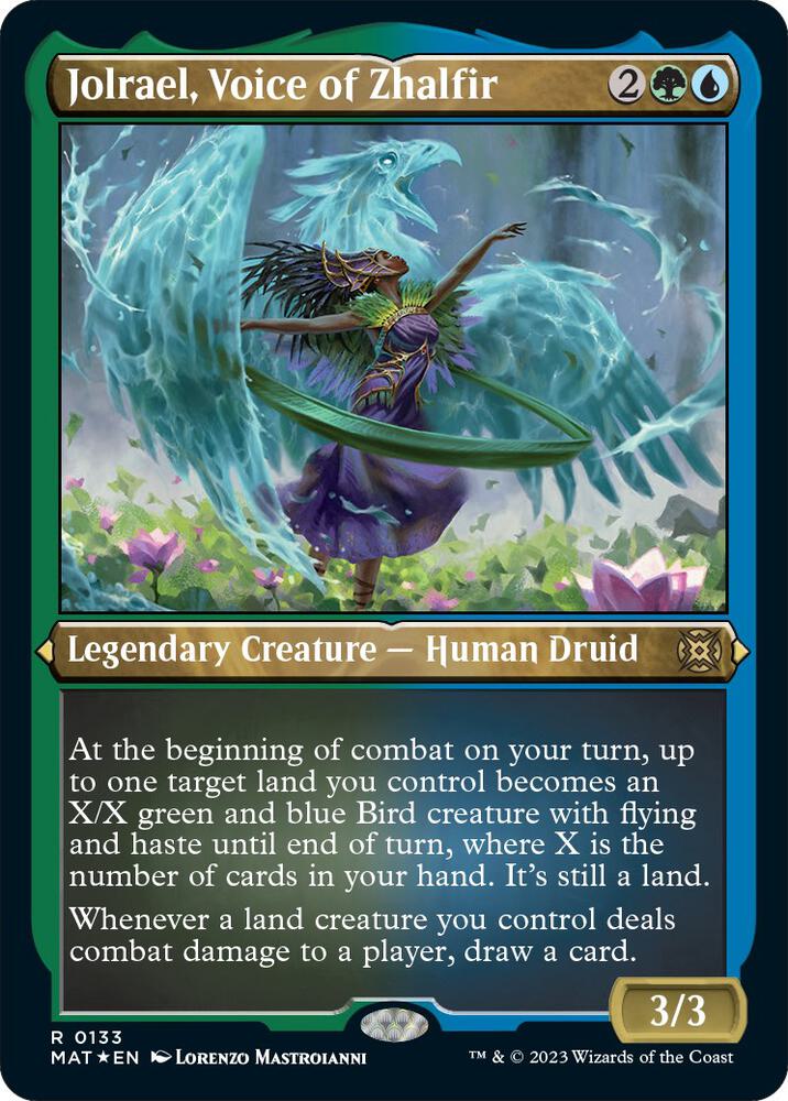 Jolrael, Voice of Zhalfir (Foil Etched) (133) [March of the Machine: The Aftermath]