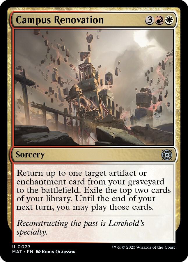 Campus Renovation (27) [March of the Machine: The Aftermath]
