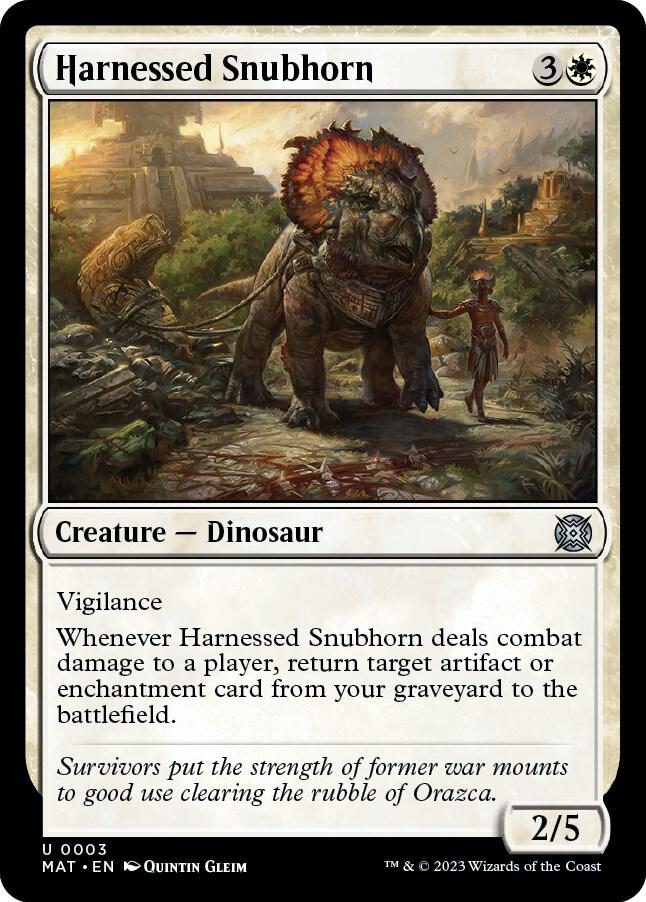 Harnessed Snubhorn (3) [March of the Machine: The Aftermath]