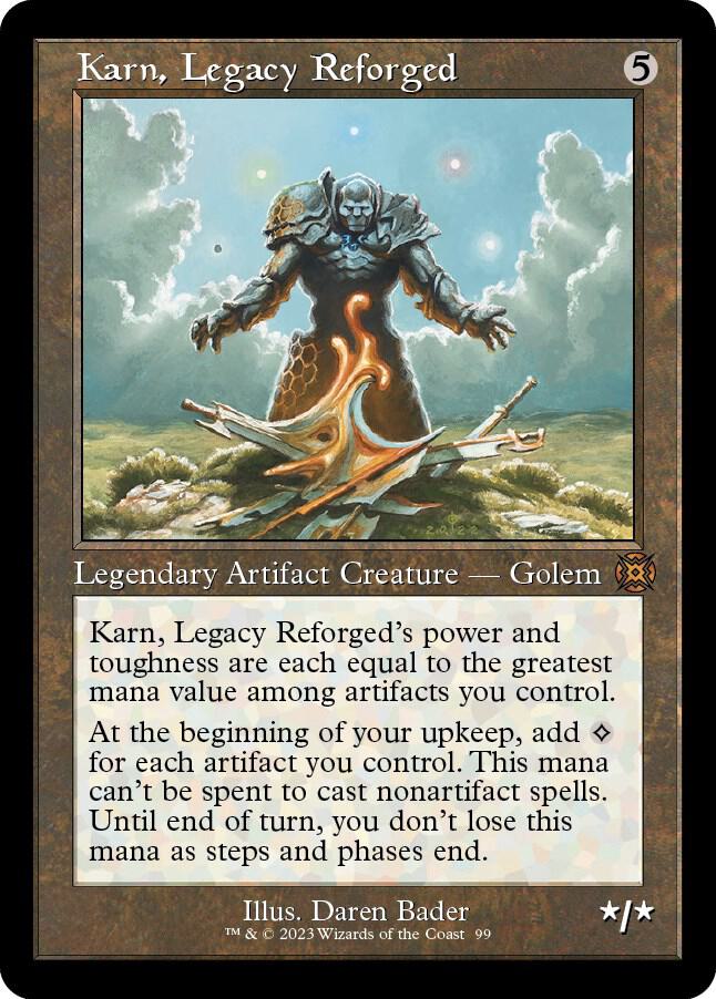 Karn, Legacy Reforged (Retro Frame) (99) [March of the Machine: The Aftermath] [Showcase]