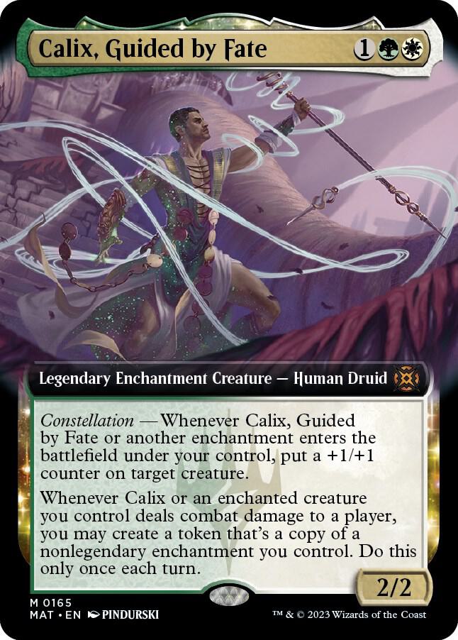 Calix, Guided by Fate (Extended Art) (165) [March of the Machine: The Aftermath] [Extended Art]
