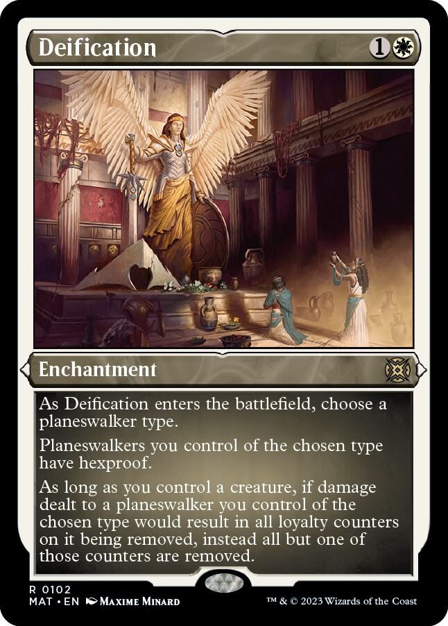 Deification (Foil Etched) (102) [March of the Machine: The Aftermath]