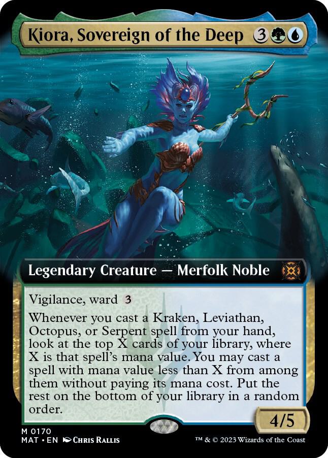 Kiora, Sovereign of the Deep (Extended Art) (170) [March of the Machine: The Aftermath] [Extended Art]