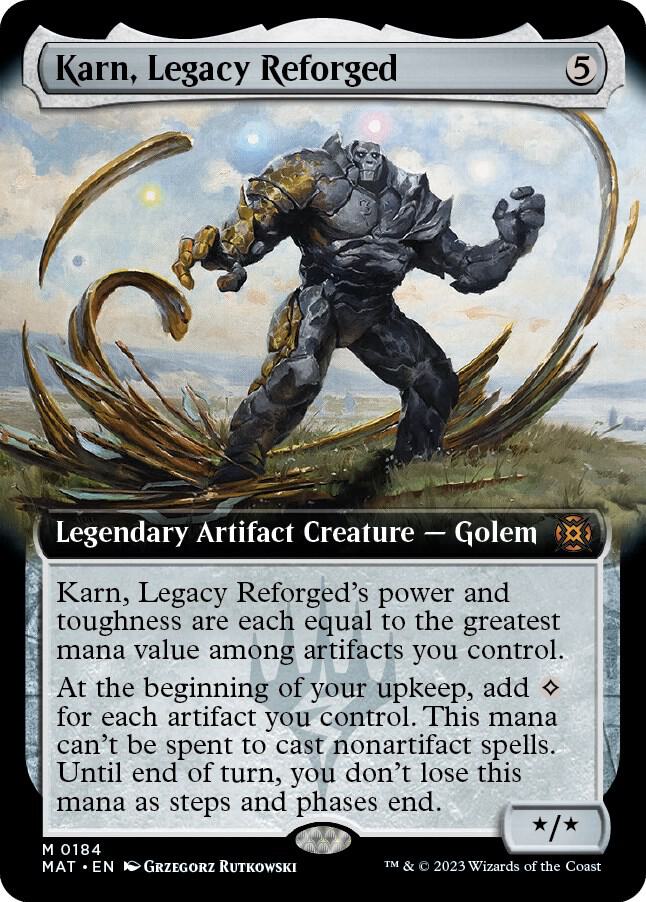 Karn, Legacy Reforged (Extended Art) (184) [March of the Machine: The Aftermath] [Extended Art]
