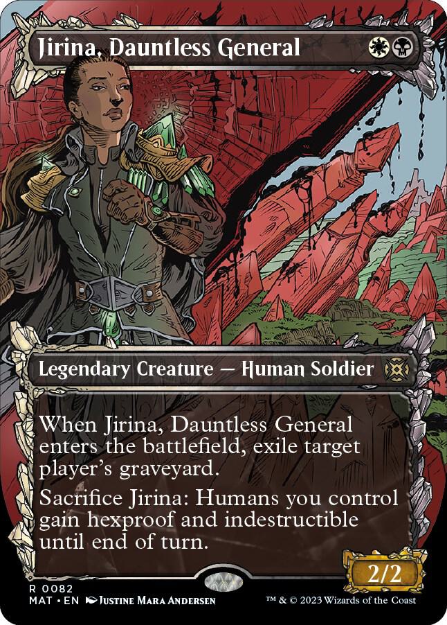 Jirina, Dauntless General (Showcase) (82) [March of the Machine: The Aftermath] [Showcase, Borderless]