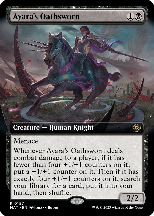 Ayara's Oathsworn (Extended Art) (157) [March of the Machine: The Aftermath] [Extended Art]