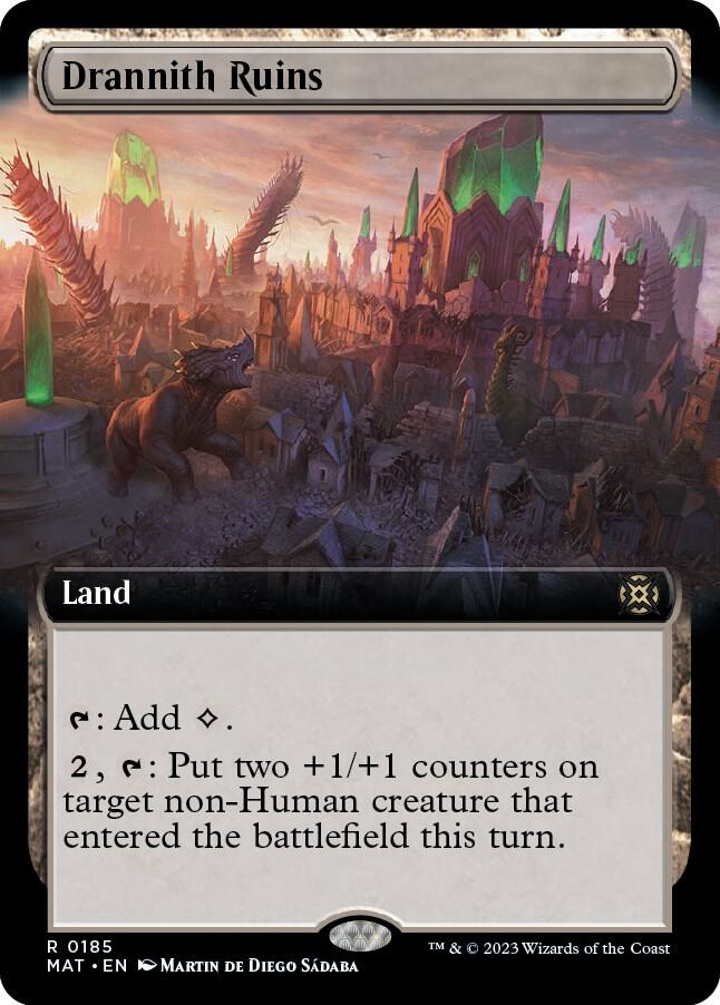 Drannith Ruins (Extended Art) (185) [March of the Machine: The Aftermath] [Extended Art]
