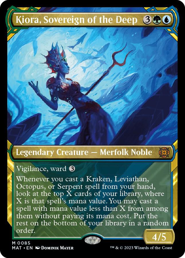 Kiora, Sovereign of the Deep (Showcase) (85) [March of the Machine: The Aftermath] [Showcase]