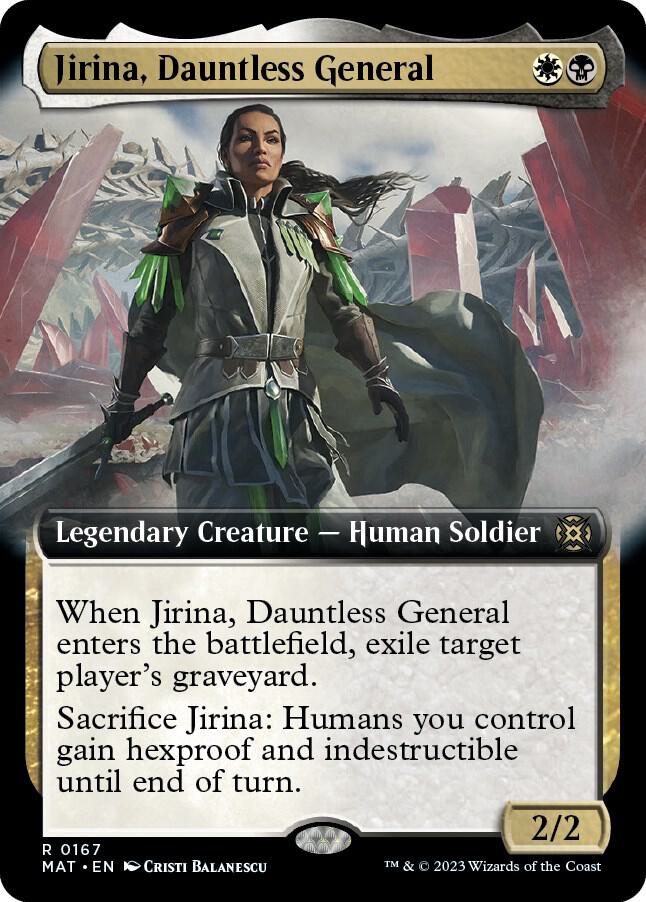 Jirina, Dauntless General (Extended Art) (167) [March of the Machine: The Aftermath] [Extended Art]