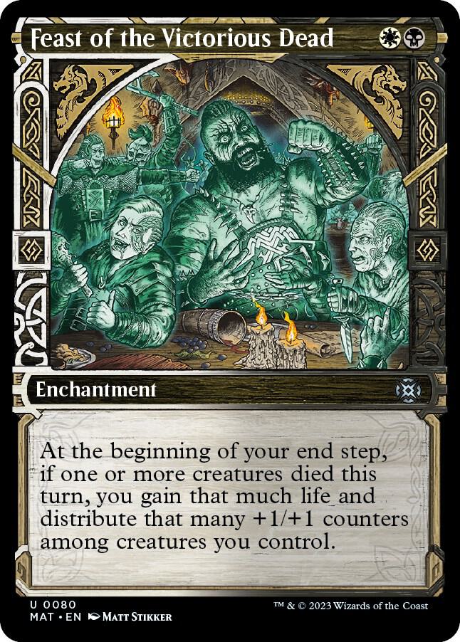 Feast of the Victorious Dead (Showcase) (80) [March of the Machine: The Aftermath] [Showcase]