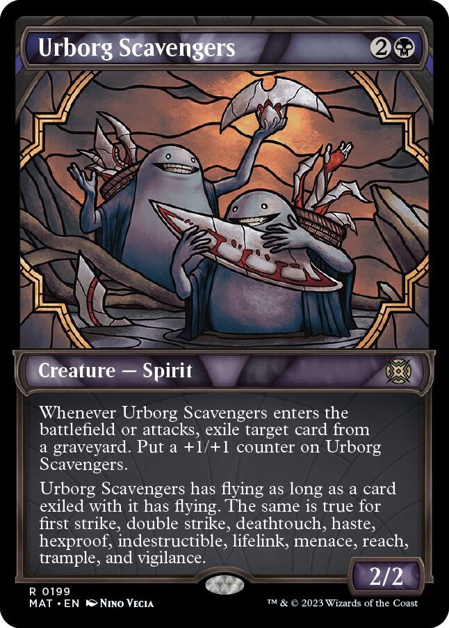 Urborg Scavengers (Halo Foil) (199) [March of the Machine: The Aftermath] [Showcase]