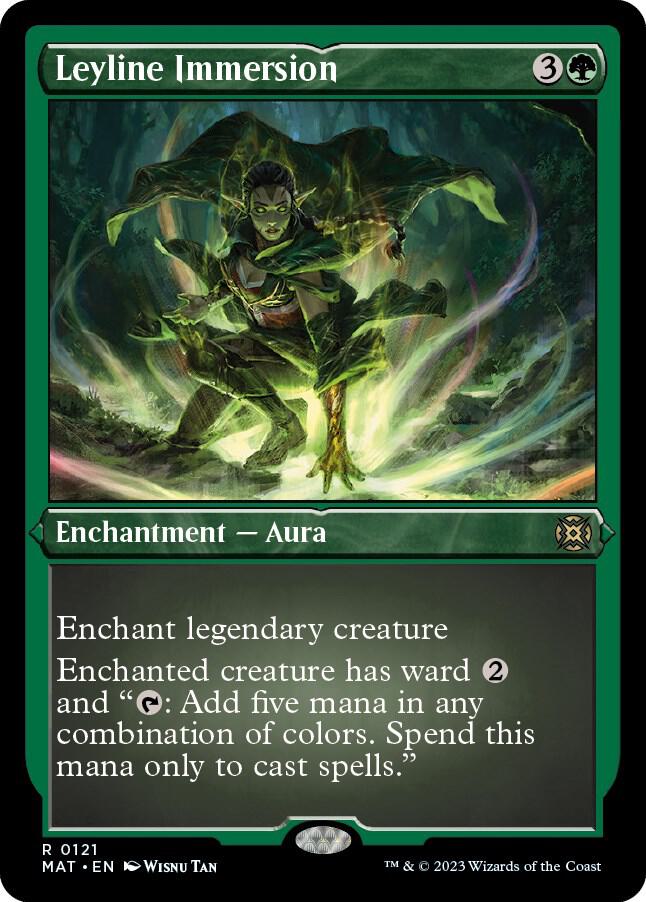 Leyline Immersion (Foil Etched) (121) [March of the Machine: The Aftermath]