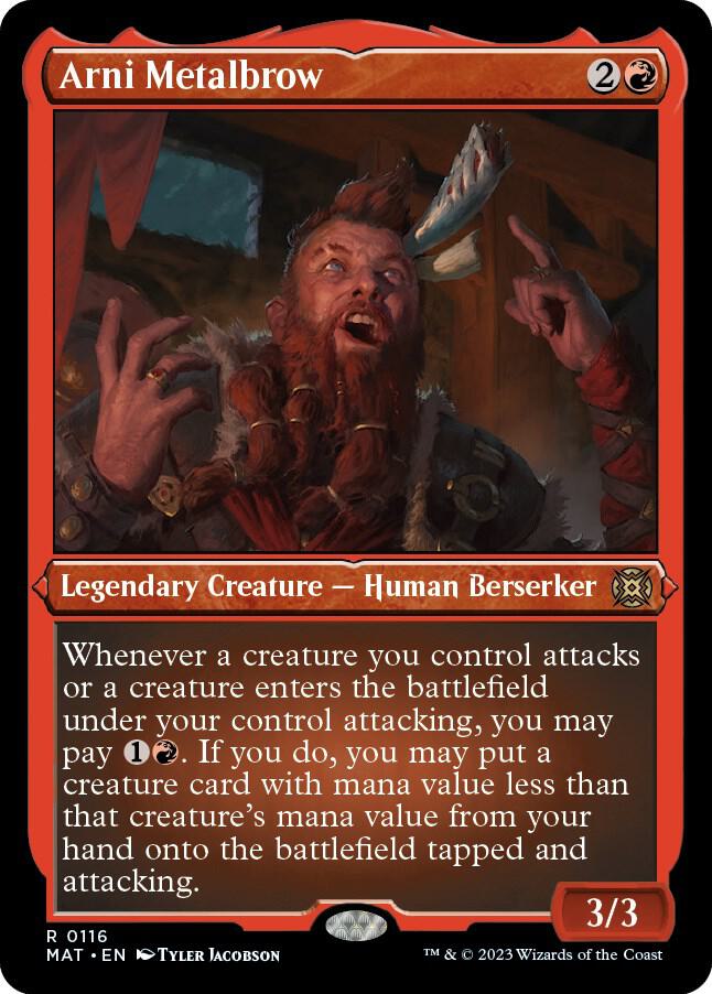 Arni Metalbrow (Foil Etched) (116) [March of the Machine: The Aftermath]
