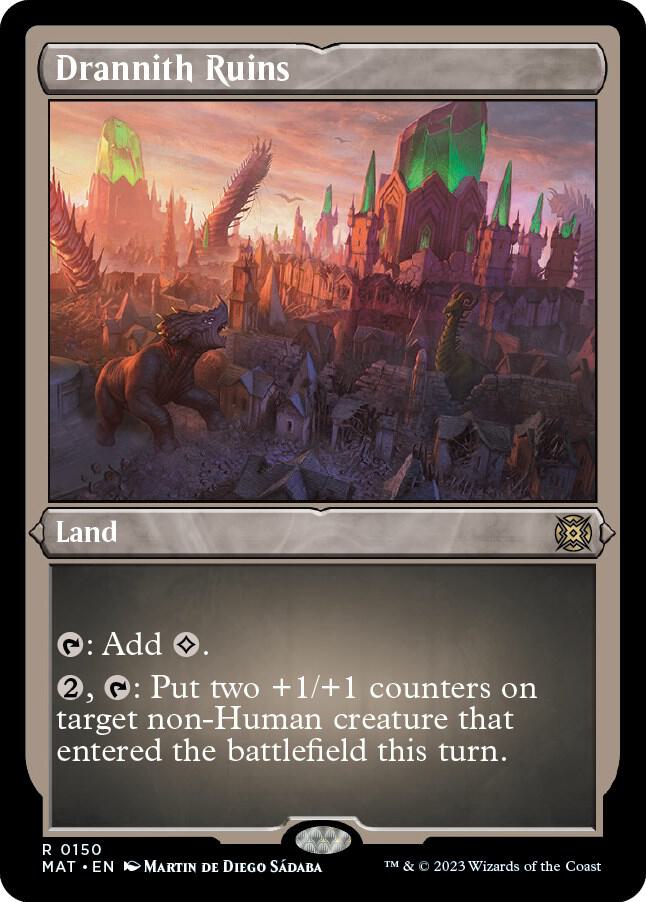 Drannith Ruins (Foil Etched) (150) [March of the Machine: The Aftermath] [Etched]