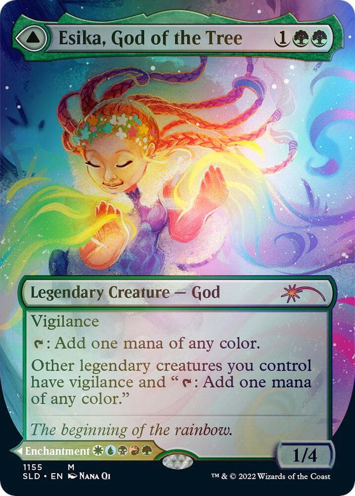 Esika, God of the Tree (1155) [Secret Lair Drop] [Borderless]