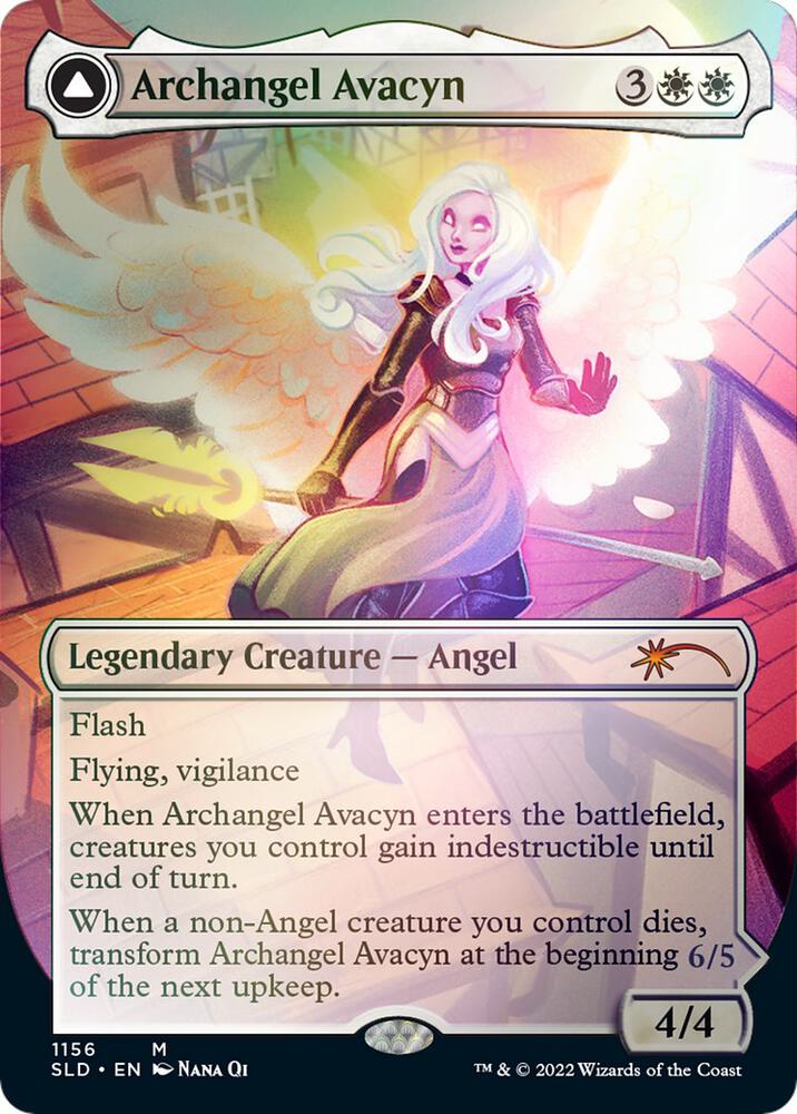 Archangel Avacyn (1156) [Secret Lair Drop] [Borderless]