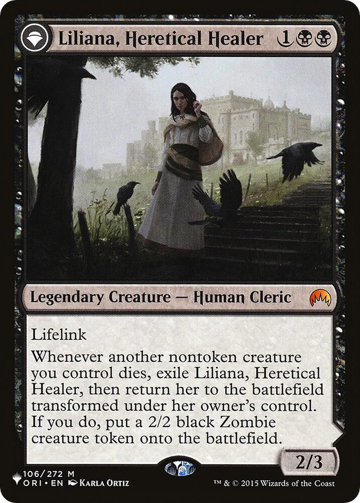 Liliana, Heretical Healer (106) [The List]